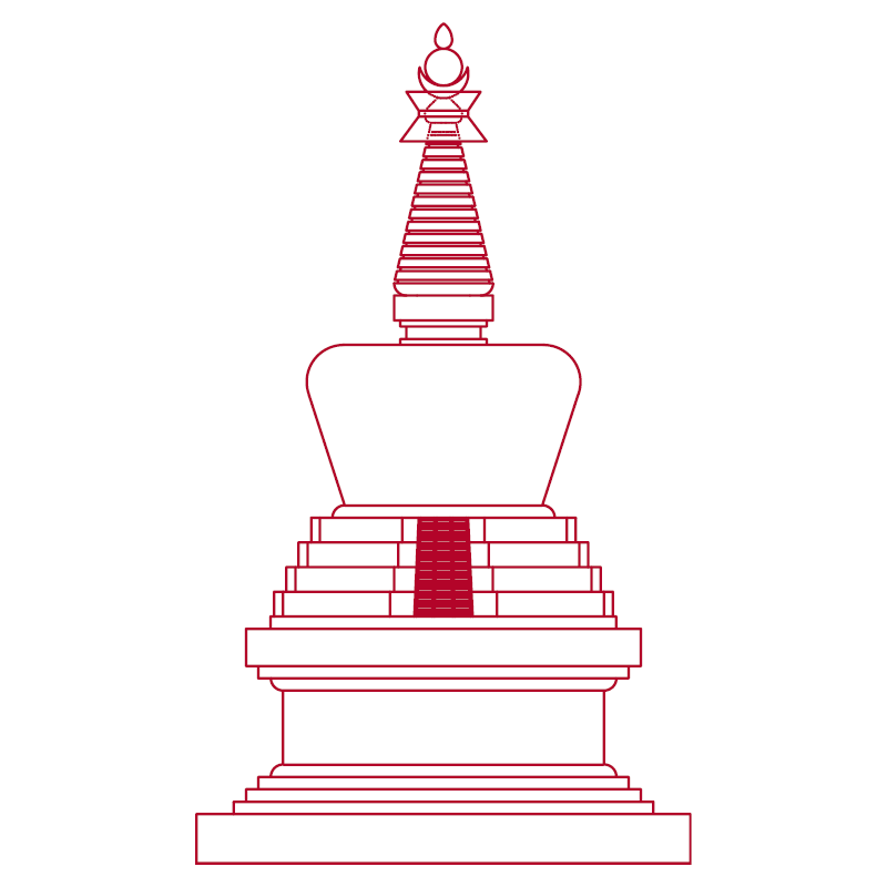 Stupa of the descent from God realms